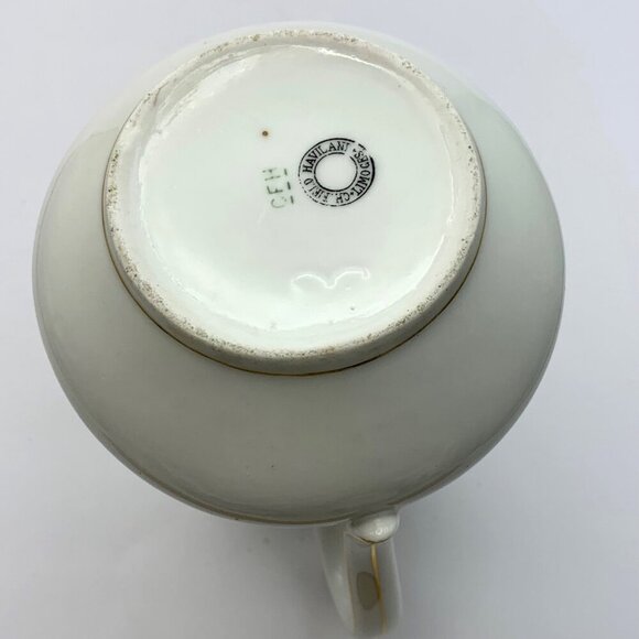 Vintage Charles Field Haviland Limoges Creamer Pitcher 6” Floral Print - Picture 6 of 8